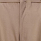 Solid High Waist Pants
