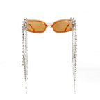 Haiti Tassel Rhinestones Sunglasses
