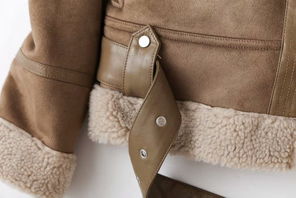 Sheepskin Suede Jacket