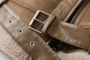 Sheepskin Suede Jacket