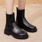 Elastic Martin Boots