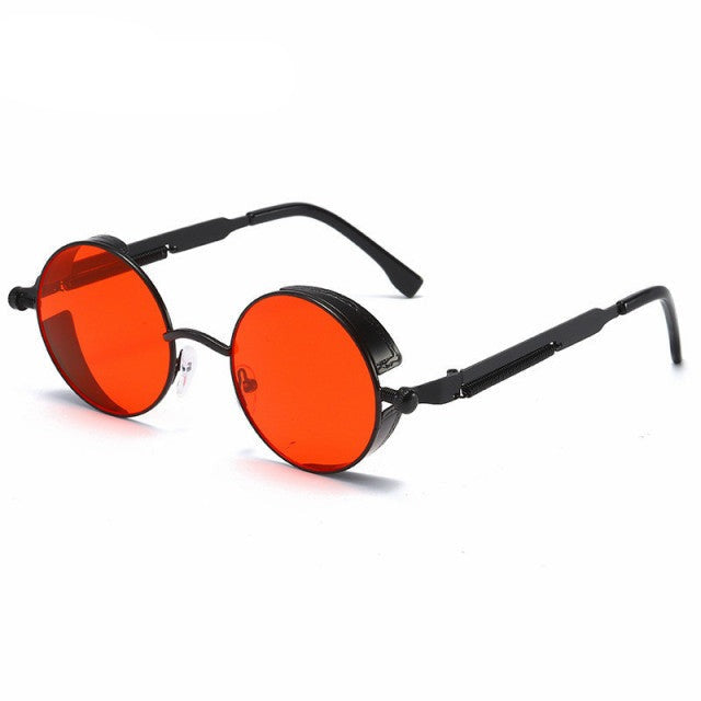 Gusaino Metal Steampunk Sunglasses