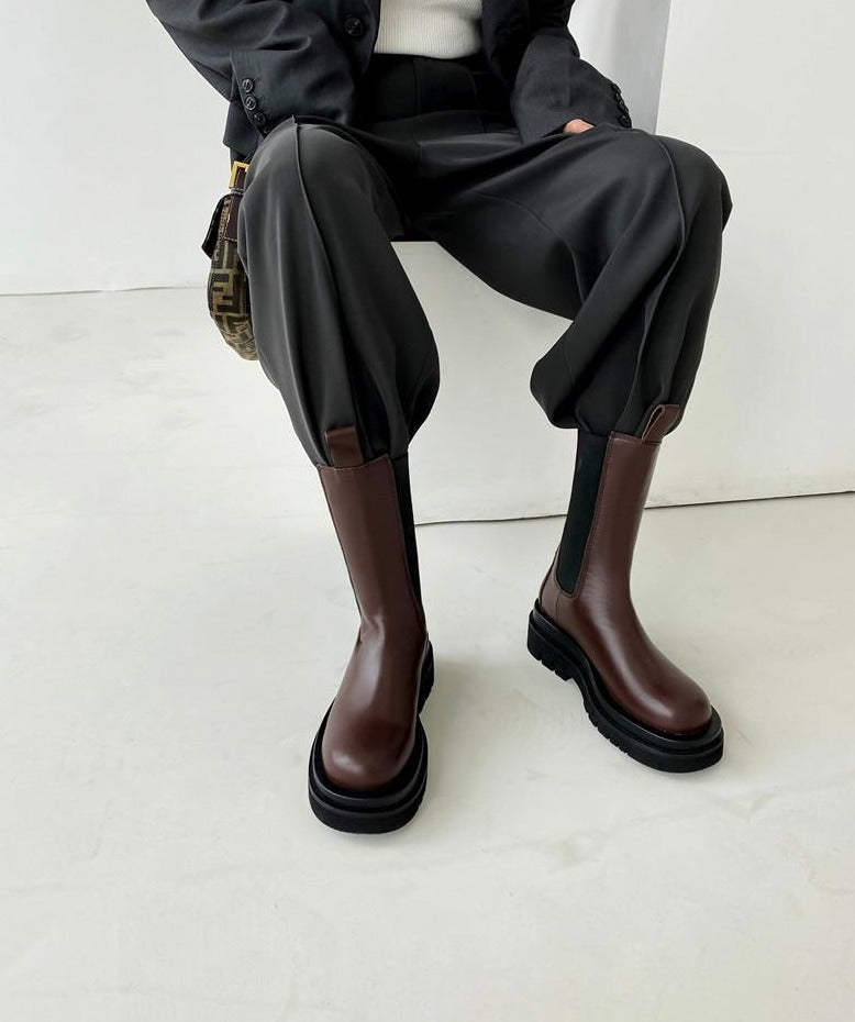 Genuine Leather Velvet Shoes