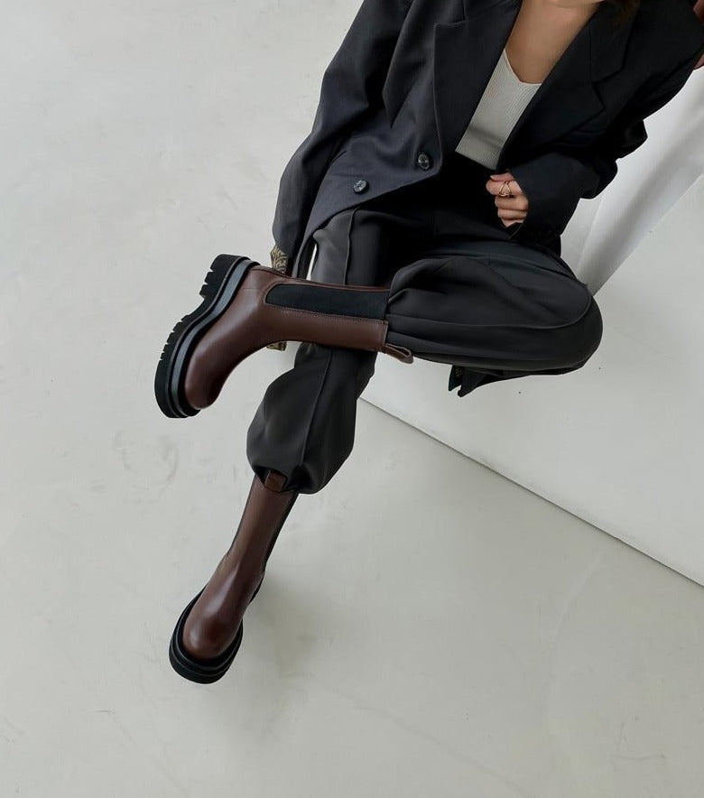 Genuine Leather Velvet Shoes