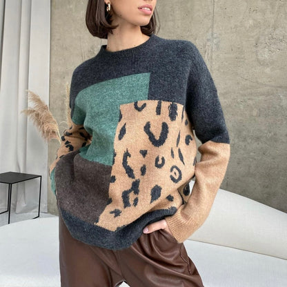 Amelia Leopard Sweater