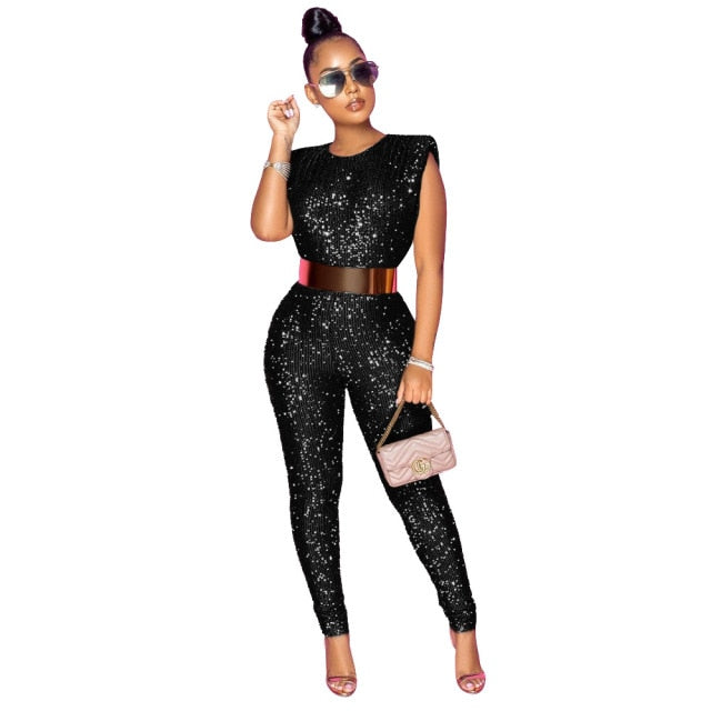 Night Sequin Jumpsuit