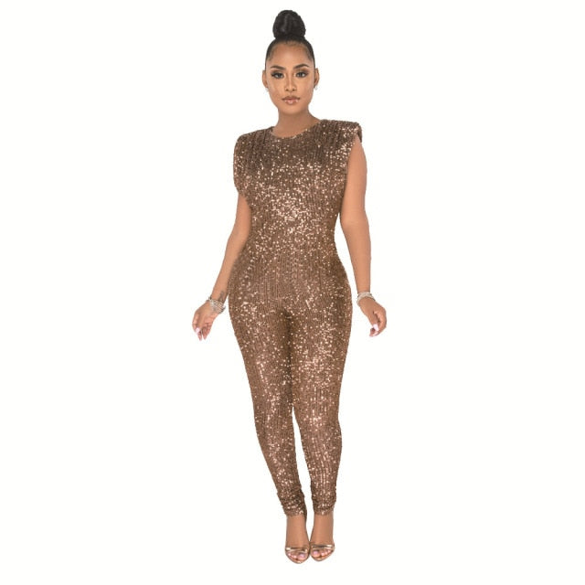 Night Sequin Jumpsuit