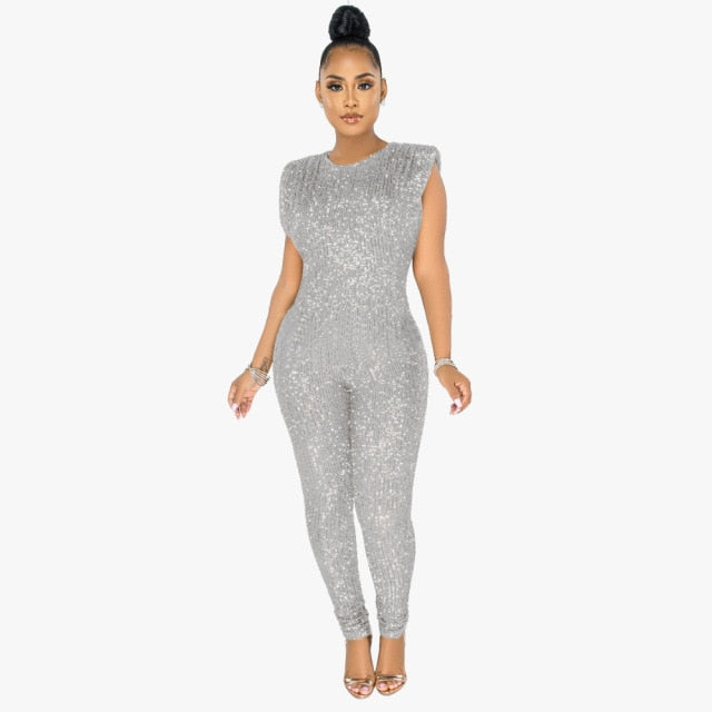 Night Sequin Jumpsuit