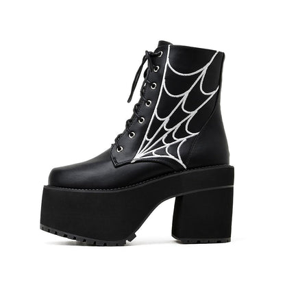 Web Ankle Boots