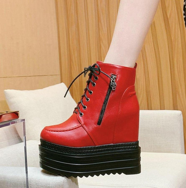 Skull Ankle Boots