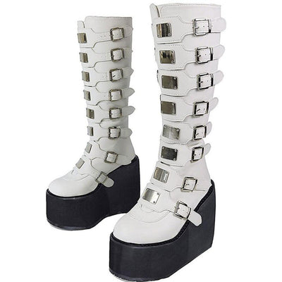 Metal Long Boots