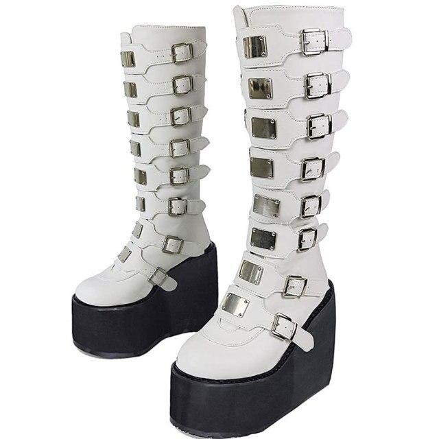 Metal Long Boots