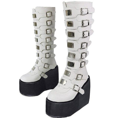 Metal Long Boots