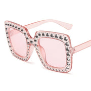 Crystal Oversized Sunglasses
