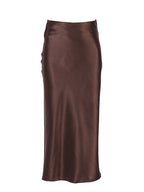 Luna Satin Silk Skirt